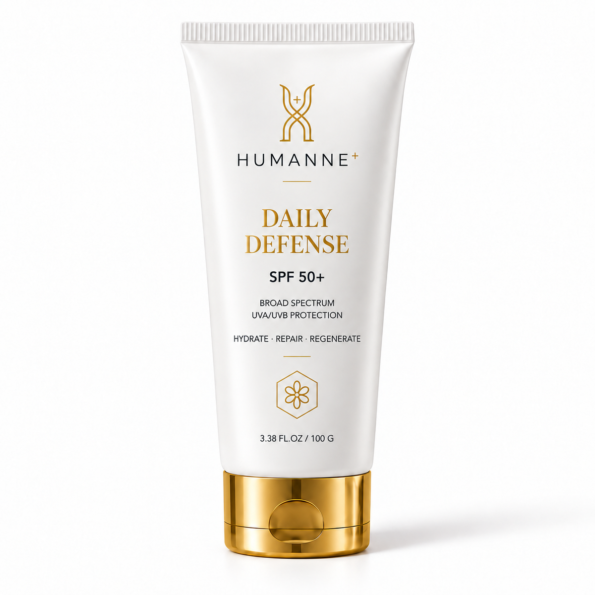 Daily Defense SPF 50+, tube with carton, front of pack